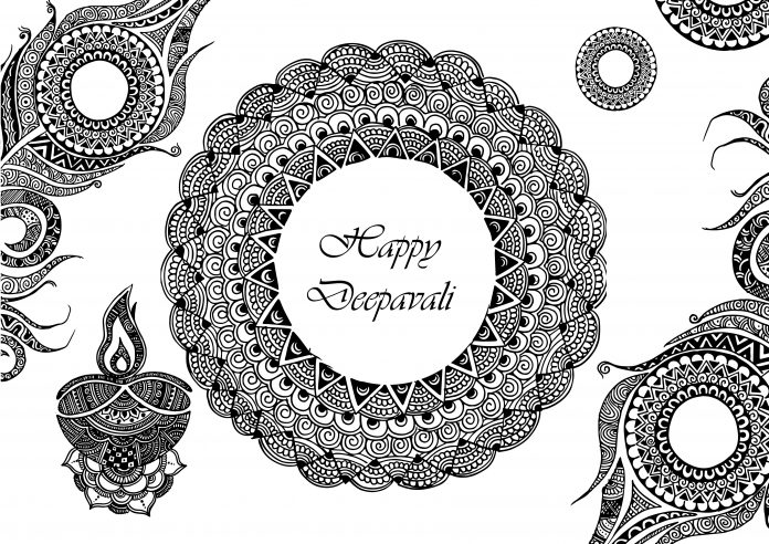 Monthly Doodle – Happy Deepavali | The Iskandarian