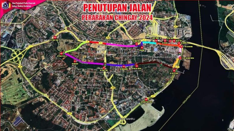 Chingay Parade 2024: Alternative Routes in Johor Bahru