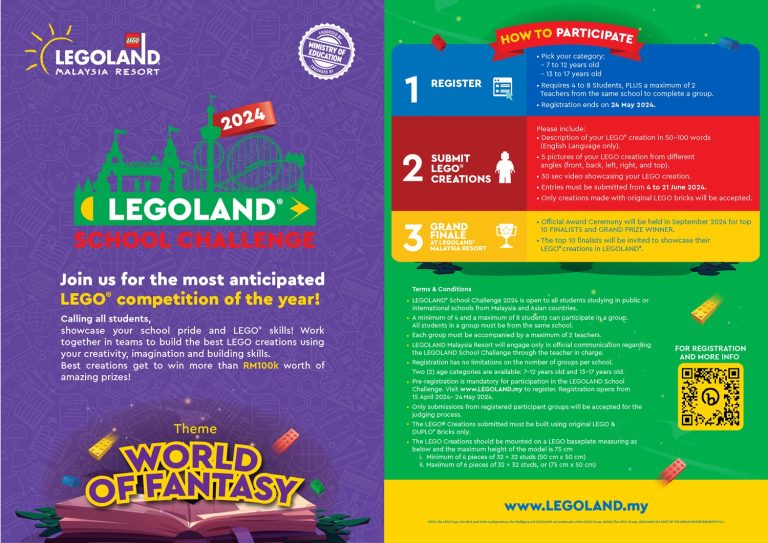 LEGOLAND School Challenge 2024 Expands Across Asia and Opens for Registration on 15th April