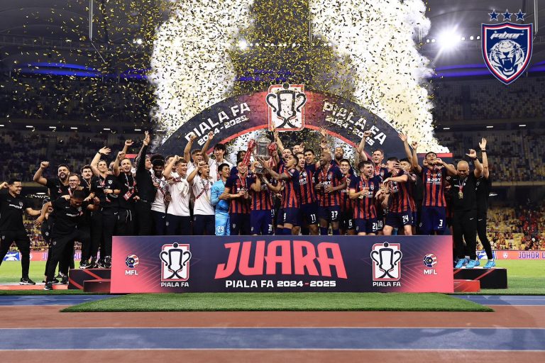 JDT Breaks Record Winning FA Cup Three Times Consecutively