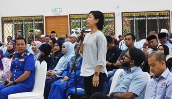 YB Ng taking part in the dialogue on 3 Sept 2025