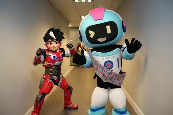 Mechamato and ARIF shared some fun moments together, bringing smiles all around