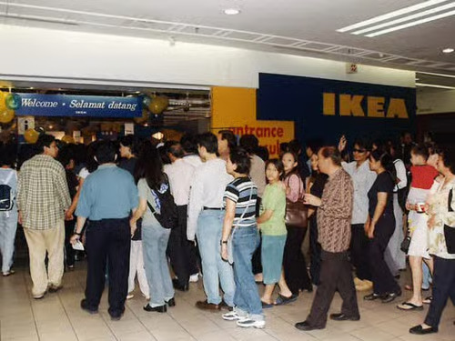 IKEA-store-opening Down the memory lane - IKEA store opening