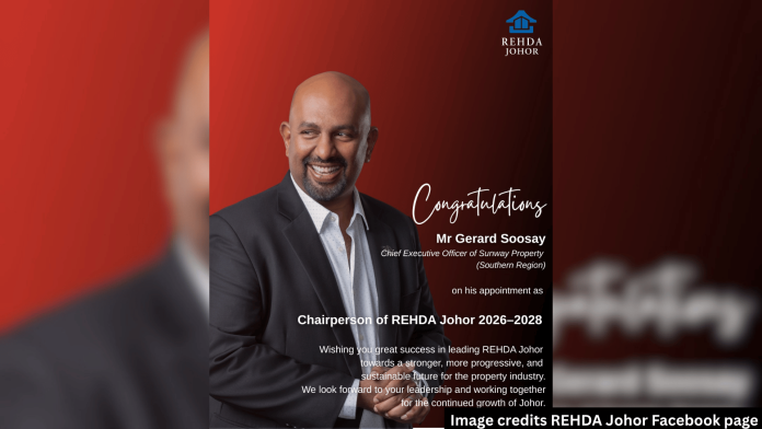 TI_Thumbnail_GerardSoosay_REHDAJ REHDA Johor wishing Gerard Soosay congratulations on its official Facebook page