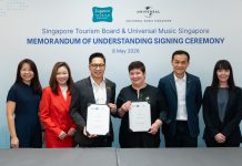 Singapore Tourism Board and Universal Music Singapore Form Global Multi-Year Partnership to Amplify Singapore’s Appeal as a Must-Visit Destination