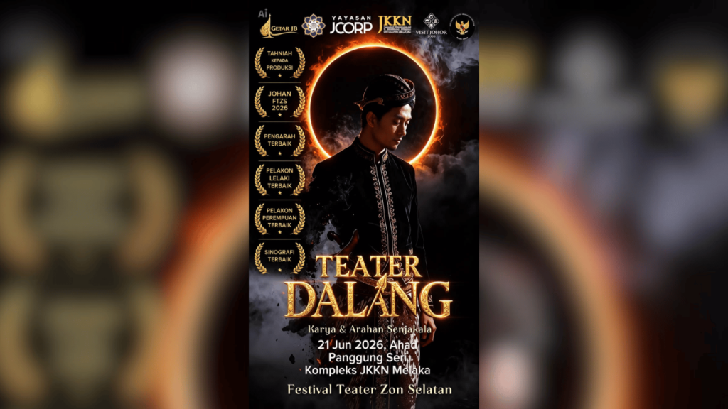 Appreciation poster for Dalang by JKKN Johor