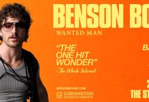 Benson Boone Brings his Wanted Man Tour to Singapore