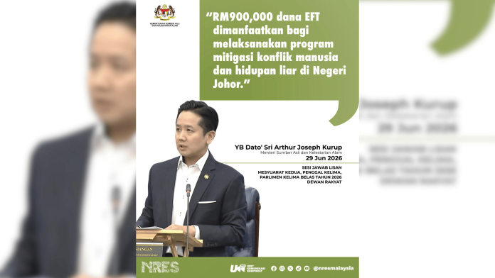 Image credits Kementerian Sumber Asli dan Kelestarian Alam (NRES) Facebook page