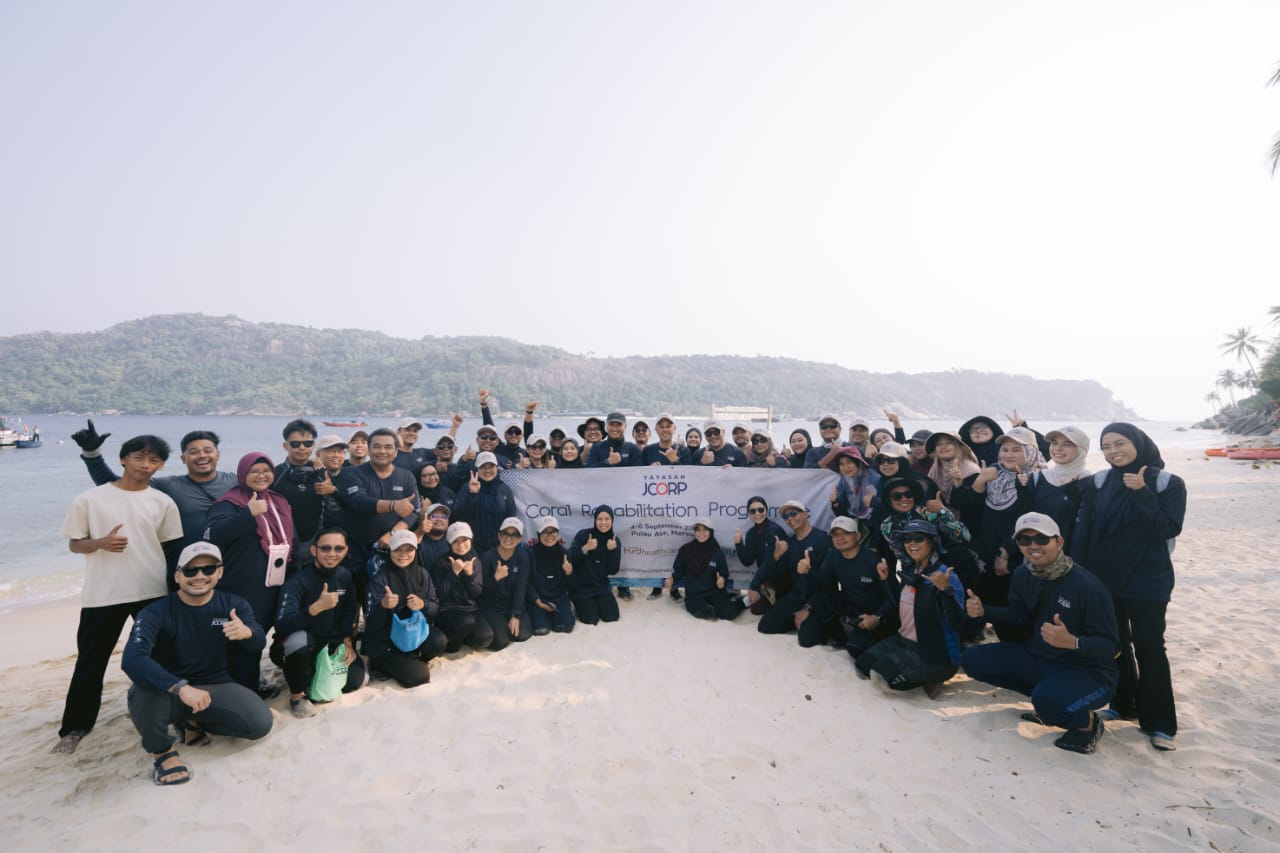 Yayasan JCorp Marks Third Year of Coral Rehabilitation with Largest Restoration Effort at Pulau Aur