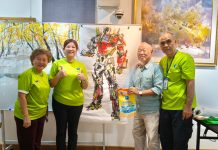 Artist Donates Eight Paintings to Support RM800,000 Charity Fundraising Drive